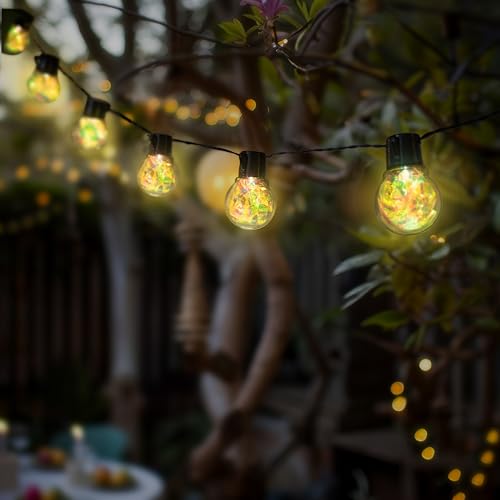 Ideaworks Solar Iridescent String Lights - 10ct Large by IdeaWorks - Image 3