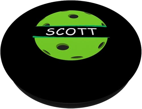 Miniatura 2 de Novedad Pickleball Nombre Personalizado Scott Sports PopSockets Intercambiable PopGrip
