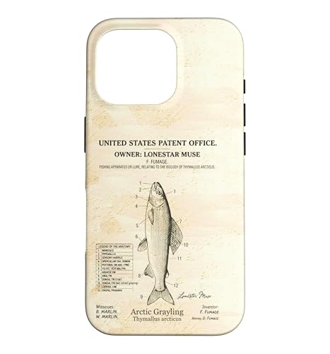 Arctic Grayling Fishing ���� ���̓� �r���e�[�W�A�[�g �X�}�z�P�[�X iPhone 16 Pro �p
