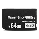 LILIWELL Memory Stick Pro Duo (Mark2) d'origine pour accessoires PSP et carte d'appareil photo 64 Go