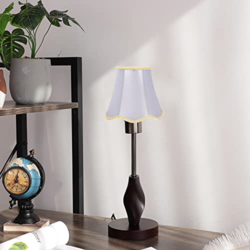 Osaladi Lamp Shades Modern Cloth Lamp Shade, Wave Bottom Light Cover, Clip- Bubble Type Lampshade, Light Cover, Household Lamp Screen For Table/Floor Lamp, Hanging Light () Home Decor #TOP1