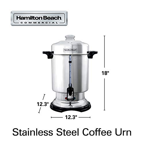 60 Cup Commercial Coffee Urn D50065C, Silver, Medium by Hamilton Beach - Image 5