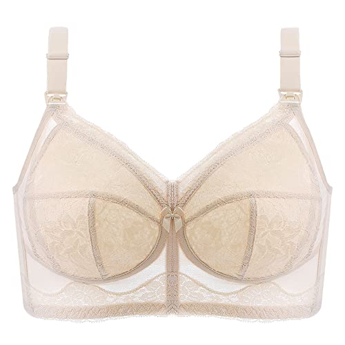 Soutien-gorge allaitement 85G fini les douleurs d'armatures grâce au bonnet blanc couvrant