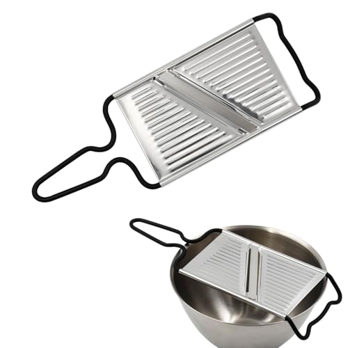 ステンレス両刃スライサー 燕三条製 Made in japan マットブラック 村の鍛冶屋×プリンス工業 日本製 食洗器対応 ハンドル/フッ素樹脂塗装 お手入れ簡単 薄切り