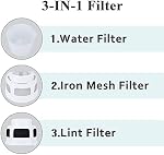 3 IN 1 Indoor Dryer Vent Kit Filter Bucket for Electric Dryer with 4-Inch by 5-Feet Proflex Duct (Silver)