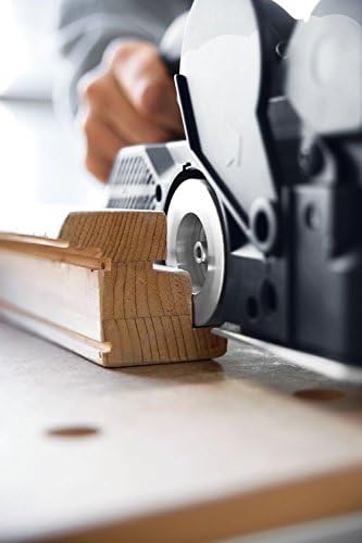 Festool HL 850 EB-Plus Planer performing a rebate cut on wood