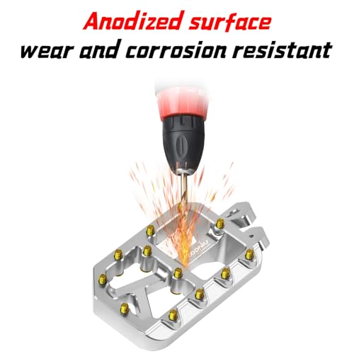 Woodniu Racein Dirt Bike Wide Non Slip Foot Pegs for Surron Light Bee X S by Woodniu Racein - Used condition - Image 8