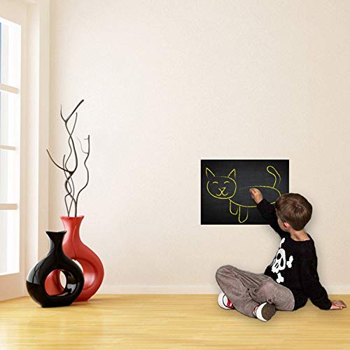 Decords Chalkboard Wall Diy Black Kitchen Sticker - Reusable Write On Vinyl Decal - Blackboard Chalk Board Long Adhesive Kids Erasable Stickers #TOP6