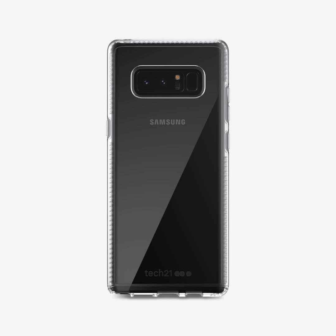 Tech21 T21-5763 Pure Clear Case for Note 8 - Ultra Thin Back Cover with BulletShield Protection - Pure Clear - Transparent