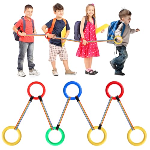 Cuerda para niños pequeños con asas desmontables de transición y lazos de seguridad TOYANDONA
