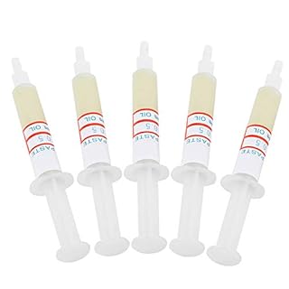 Pasta Diamantata, Akozon 5 Pezzi Pasta Lucidante Diamantata W0.5-W40 Tubo Ad Ago per Pasta Abrasiva Composta per Lappatura per Vetro Orologio Giada Gioielli Lucidatura Ad Alta Precisione(W0.5#10000)