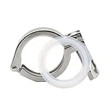 SS304 Stainless Steel Sanitary Tri Clamp with Silicon Gasket for Food and Beverage Industry(4In)