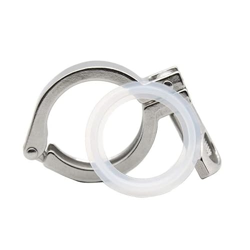 SS304 Stainless Steel Sanitary Tri Clamp with Silicon Gasket for Food and Beverage Industry(4In)