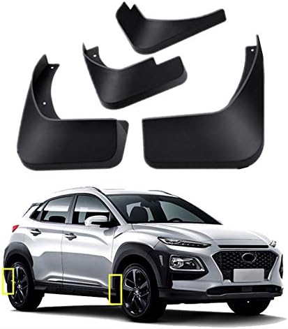 Mud Flaps Kit for 2023 Hyundai Kona 2018-2022 Mud Splash Guard Front and Rear 4-PC Set by TOPGRIL