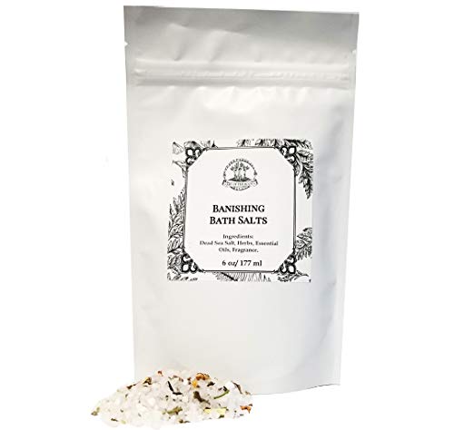 Banishing Herbal Bath Salts 6 oz Hoodoo Voodoo Wicca Pagan