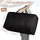 Lifewit 90L Große Aufbewahrungstasche, 600D Oxford Aufbewahrungstasche Heavy Duty Tragetasche mit verstärkten Griffen, Reisetasche, Umzugstasche, Schwarz,80 x 25 x 45CM