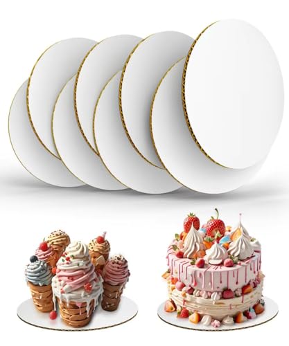 Paquete de 8 tablas para pasteles a $3.91 (30% descuento)