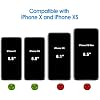 JETech Case for iPhone Xs and iPhone X 5.8-Inch, Shockproof Phone Bumper Cover, Anti-Scratch Clear Back (Black)