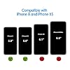 JETech Case for iPhone Xs and iPhone X 5.8-Inch, Shockproof Phone Bumper Cover, Anti-Scratch Clear Back (Black)