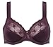 Produktbild Viania Bügel-BH mit Spitze 114450 Anna breite Komfortträger Farbe Aubergine, Größe:95, Cup:F