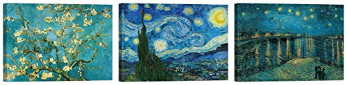 LuxHomeDecor Cuadros Van Gogh Noche Estrellada Almendro