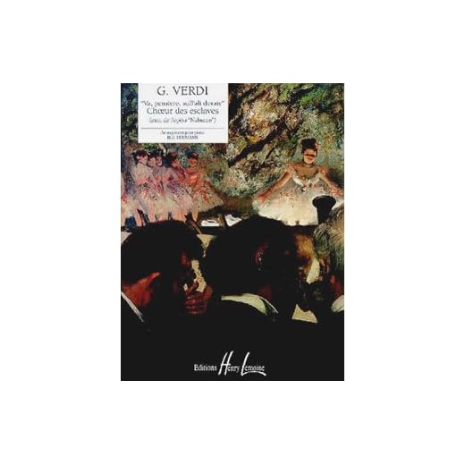 LEMOINE VERDI - Va Pensiero sull ali dorate (Coro de los Esclavos) de Nabucco para Piano (Heumann)