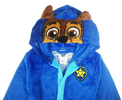 Nickelodeon Toddler Boys Paw Patrol 3D Plush Robe (3T, Chase) #TOP1