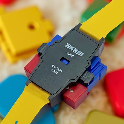 Image of SKMEI Transformers Optimus Prime Robot Watch for Kids - Digital Display, Durable Design, Adjustable Strap, Fun & Educational Timepiece, Ideal Gift for Boys & Girls