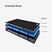 We Sell Mats 4 Inch Thick Bifolding Gymnastics Crash Landing Mat Pad, Safety for Tumbling, Back Handspring Training and Cheerleading, 4 ft x 8 ft, Black