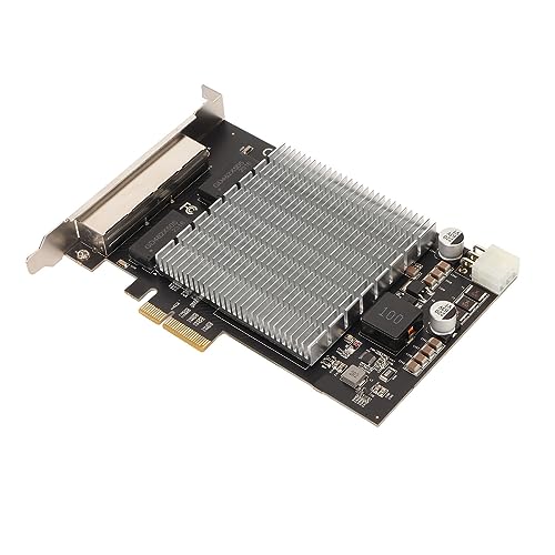 Tarjeta de Red PoE con 4 puertos RJ45, interfaz PCIe, 2.5G, 30W por puerto, hasta 100 metros de distancia Ethernet miniatura 1