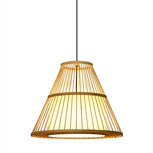 Lustre bambou créatif décoration de plafond salon et chambre