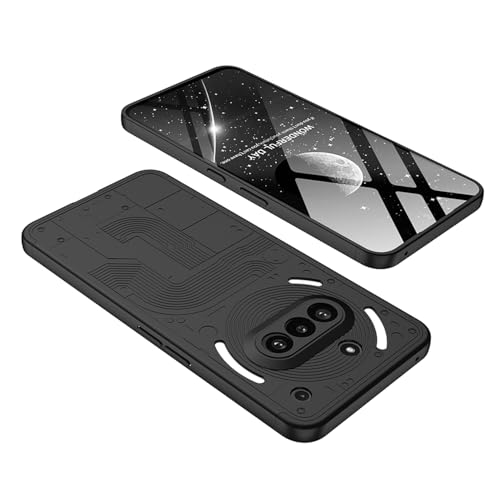 Image of Kapa Double Dip Full 360 Protection Back Case Cover for Nothing Phone 3A 5G (Black)