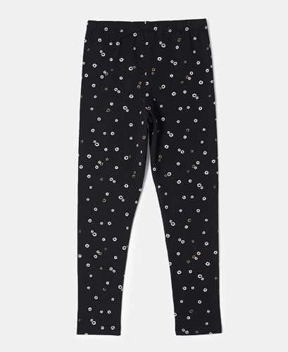 Image of Jockey UG08 Girl's Super Combed Cotton Elastane Stretch Slim Fit High Rise Leggings (Prints May Vary)