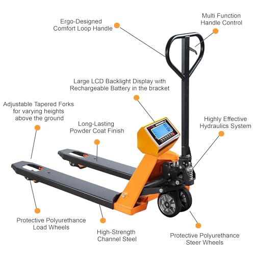 Visiontechshop TPS-1 Pallet Jack Scale, Lb/Kg Switchable thumb #1