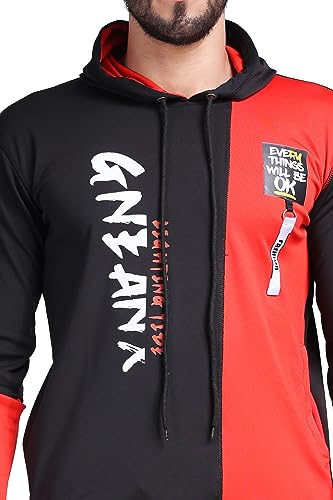 Image of YELLOW TREE Polyester Printed Tracksuits for Men | Running & Sports Tracksuits | Full Sleeve Tracksuits