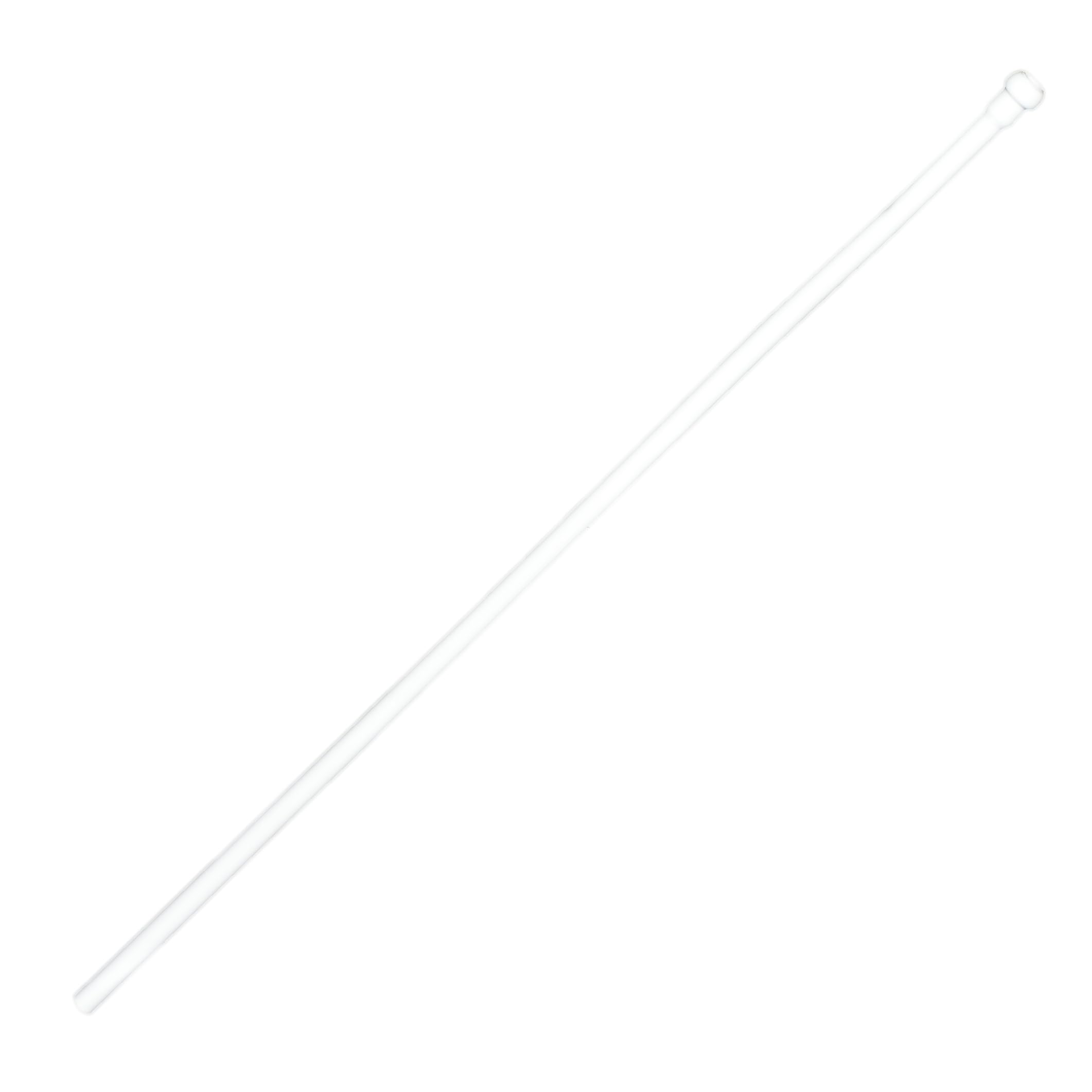 Westbrass D120-50 Elevador de Grifo de Punta Redondeada, Revestimiento en Polvo Blanco, 50,80 cm