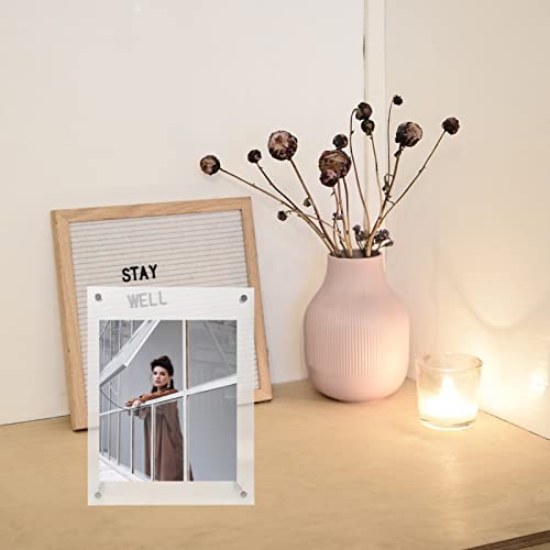 Yardwe Moldura para documento de acrílico certificado, moldura transparente para diploma, moldura ac