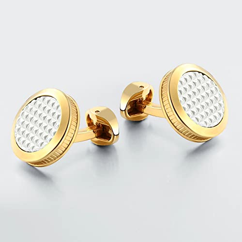 Mancuernillas Clásicas de Acero Inoxidable para Hombre miniatura 3