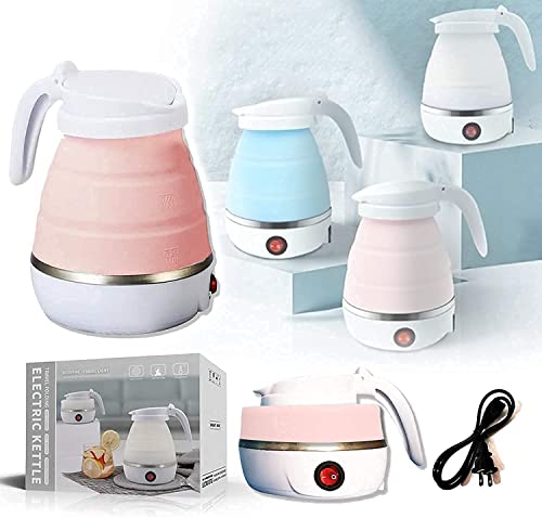 Image of COMBO Silicon Kettle 700ml Capacity | Automatic Shut-Off & Boil Dry Protection (SiliconKettle and bottle) AND 500ML Temperature Bottle,Hot and Cold