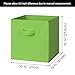 GRANNY SAYS 11 Inch Cube Storage Bins, Colorful Cube Storage Organizer, Fabric Storage Bins, Storage Cubes for Shelves, Closet, Toy Storage Bins for Kids Room, Play Room, Rainbow, 8-Pack