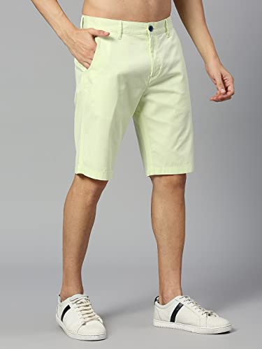 Image of Thomas Scott Men's | 100% Cotton | Solid | Above Knee | Button Closure | Chino | Casual Shorts for Men