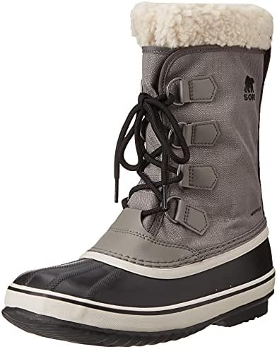 Sorel Women's Winter Boots, Grey Quarry Black, 6.5