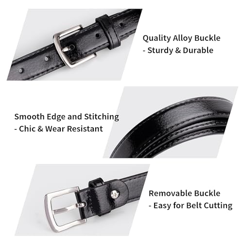 Skinny Belts for Women Trendy Thin Ladies Belts for Jeans Pants Dresses4