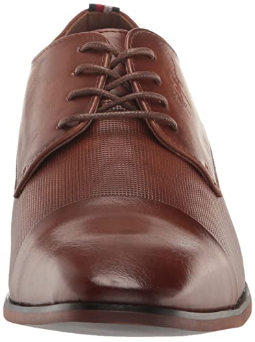 Tommy Hilfiger Men's Sheldon Oxford, Dark Tan, 10.5 #TOP1