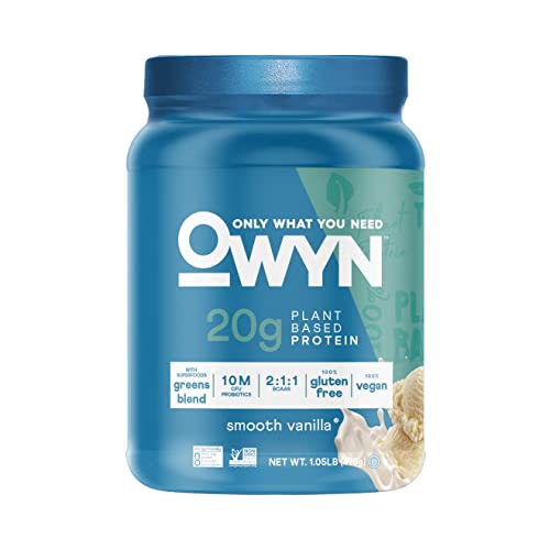 OWYN Only What You Need Plant-Based Protein Powder, Smooth Vanilla, 1.05 lbs - Thumbnail 3
