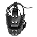 LUCKDANO Adjustable Dog Muzzle, Comfortable Faux Leather Basket Muzzle, Breathable, Prevents Biting, for Large Medium Dogs with Dog Cage Mouth Cover, for Training and