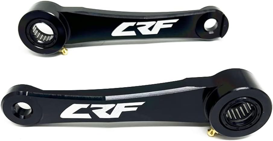 CRF450L -1.5"Lowering Link Rear Drop Link Compatible With CRF450RL CRF 450L 2019-2024 CRF250R 250RX 2018-2024 CRF 450R 450RX 2017-2024 CNC Motorcycle Rear Suspension Linkage Arm Kit (Black)