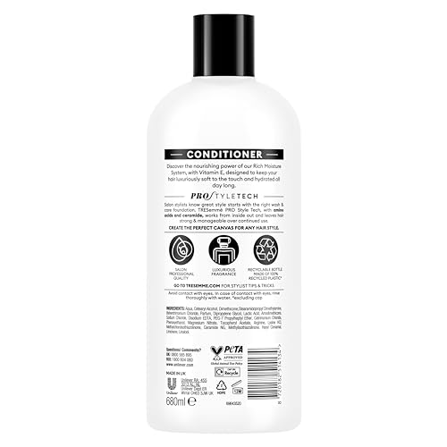 TRESemmé Rich Moisture luxurious moisture for all-day hydration 2xShampoo for dry hair 680 ml & Rich Moisture luxurious moisture for all-day hydration 2xConditioner for dry hair 680 ml 4 piece - Image 7