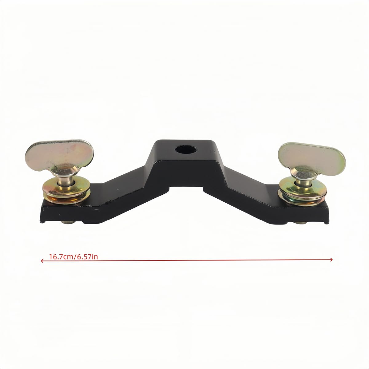 Huba Moving Head Light Bridge Connector Truss Clamp Bracket Fast-Locking Stage Light Connecting Base 140mm Hole Spacing Black 4 Pieces