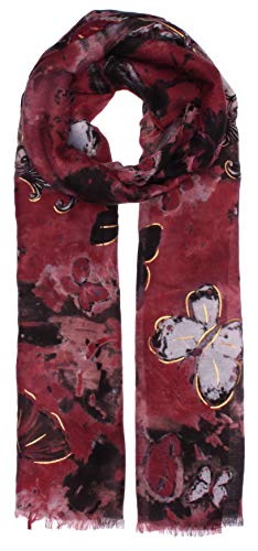 Highlight-Company 2217 - Bufanda de paseo ligera (disponible en 6 colores) burdeos Talla única